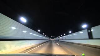 関越自動車道　夜　大泉JCT　⇒　長岡JCT　　2014/07