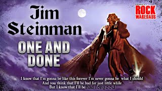 🔴🅻🅸🆅🅴 One & Done Series: Jim Steinman - Bad For Good (1981)