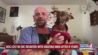 Dog lost in OKC reunited with Arizona man 8 years later