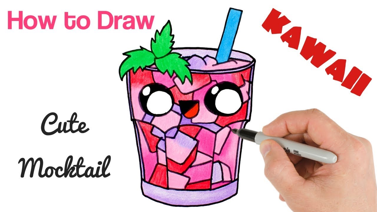 How To Draw Kawaii Drinks