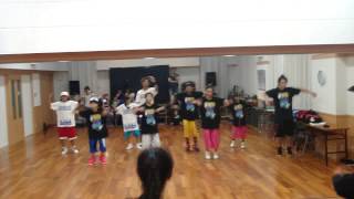 HIPHOP DANCE　四街道　RISE　　キッズクラス　2014　8.19　ヒップホップダンス