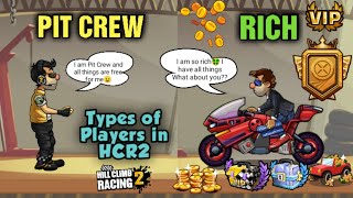 Types of Players in Hill Climb Racing 2 #1 (Which Type of Player Are You?🤔)
