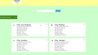 flask python sqlite weather forecast web app.