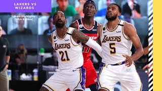 Los Angeles Lakers vs Washington Wizards (Lakers Highlights) | NBA Bubble in Orlando | July 27, 2020
