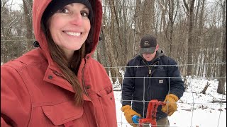 Winter Storm Hits the Homestead