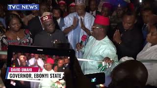 WATCH - Tinubu Visits Ebonyi State, Inagurates Projects