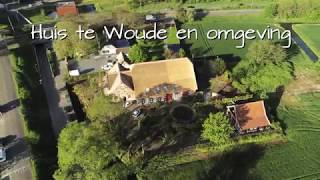 Huis te Woude en omgeving -Ridderkerk luchtopname