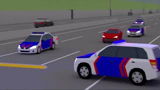 Low poly Police Chase remodelled with Porch Channel and Muhammad part 1