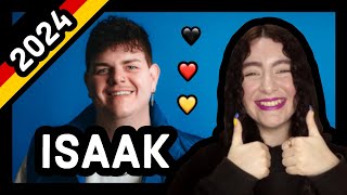 REACTION: GERMANY 🇩🇪 Isaak “Always On The Run” 🏃🏻‍♀️  | Eurovision Song Contest 2024 🔥 | NATYINA