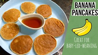 Banana Pancakes For Babies | 3 Ingredients ONLY | Mini Pancakes | Baby Food