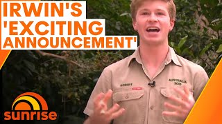 Wildlife warrior Robert Irwin makes ‘very exciting’ announcement | Sunrise