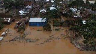 Aerial shots of village flooded after Cyclone Emnati hits Madagascar | AFP