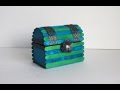 DIY Jewelry Chest With Popsicle Sticks DIY Jewelry Chest With Popsicle Sticks
