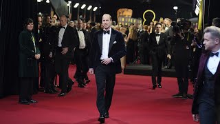 Prince William attends BAFTA Awards as Princess Kate continues her recovery