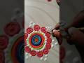 easy and beautiful rangoli #shorts#youtubeshorts #viral