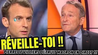 Le Général Pierre De Villiers DÉTRUIT MACRON en Direct sur bfmtv