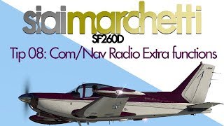 XPlane11 Siai Marchetti SF260D - Tip08 - Com/Nav Radio Extra Functions