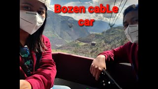 Bozen cable car experience  😍