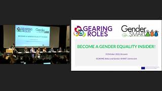 GenderSMART - Gearing Roles Joint Conference. October 19, 2022. Brussels (Belgium)