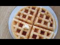 【今日のランチ 29】waffle with full of the maple syrup　メイプルシロップたっぷりのワッフル【料理動画】