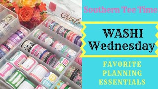 Top 5 Planning Essentials: Washi Tape