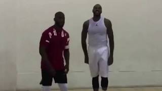 FUTURE TEAMATES CHRIS PAUL AND CARMELO ANTHONY TRAIN TOGETHER AT USA BASKETBALL PRACTICE!!