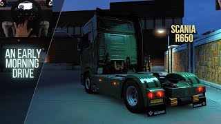 Scania V8 R650 - Euro Truck Simulator 2 | Logitech G29 - Steering Wheel with Cluth Shifter