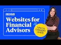 Websites for Financial Advisors Webinar Invite -- Indigo Marketing Agency