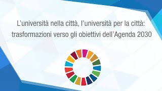 L’università nella città, l’università per la città