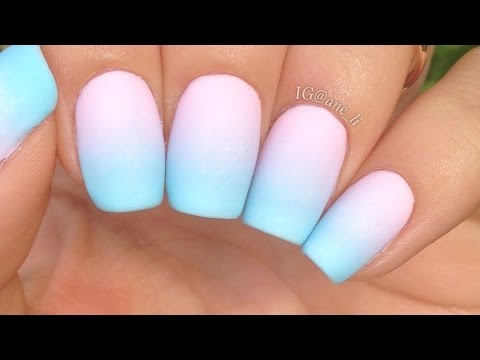 Simple Pastel Gradient Nails Simple Pastel Gradient Nails