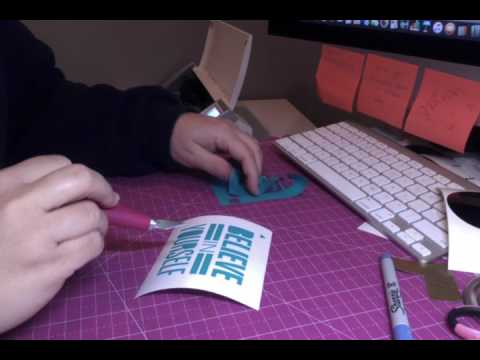 beginner tutorial - silhouette cameo - cut and apply vinyl decal beginner tutorial - silhouette cameo - cut and apply vinyl decal