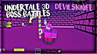 Devilsknife Videos 9tubetv - roblox undertale 3d boss battles jevil