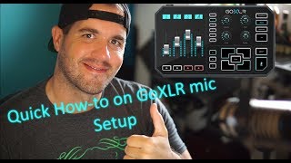 GoXLR - How to - Complete Mic Setup explanation