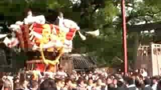 平成20年 堺市北区(中区)百舌鳥八幡宮月見祭宮出(11/18) 土塔町2