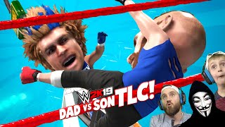 Dad vs Son REMATCH (TLC BIG HEADS Match!) K-City GAMING