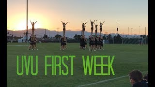 FIRST WEEK AT UTAH VALLEY UNIVERSITY!!