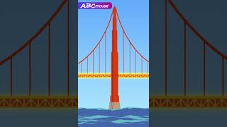 How does the Golden Gate bridge work? | ABCmouse #learning #stem #science #goldengatebridge