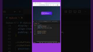 CSS Tutorial | CSS Button Design Challenge 17 #webdesign #css3 #shorts #csstutorial #coding