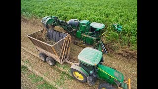 John Deere CH570 Sugarcane Harvester 2017 Grinding HD