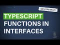 DevTips Daily: How to add functions into TypeScript interfaces / types