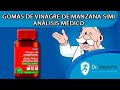 GOMAS DE VINAGRE DE MANZANA DE SIMILARES, QUE SON Y PARA QUE SIRVEN? ANÁLISIS MÉDICO