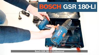 Распаковка Шуруповерт Bosch GSR 180-LI Professional (06019F8109) из Rozetka