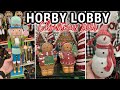 HOBBY LOBBY CHRISTMAS SHOP WITH ME | Hobby Lobby Christmas Decor 2024