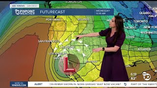 ABC 10News Pinpoint Weather with Meteorologist Megan Parry