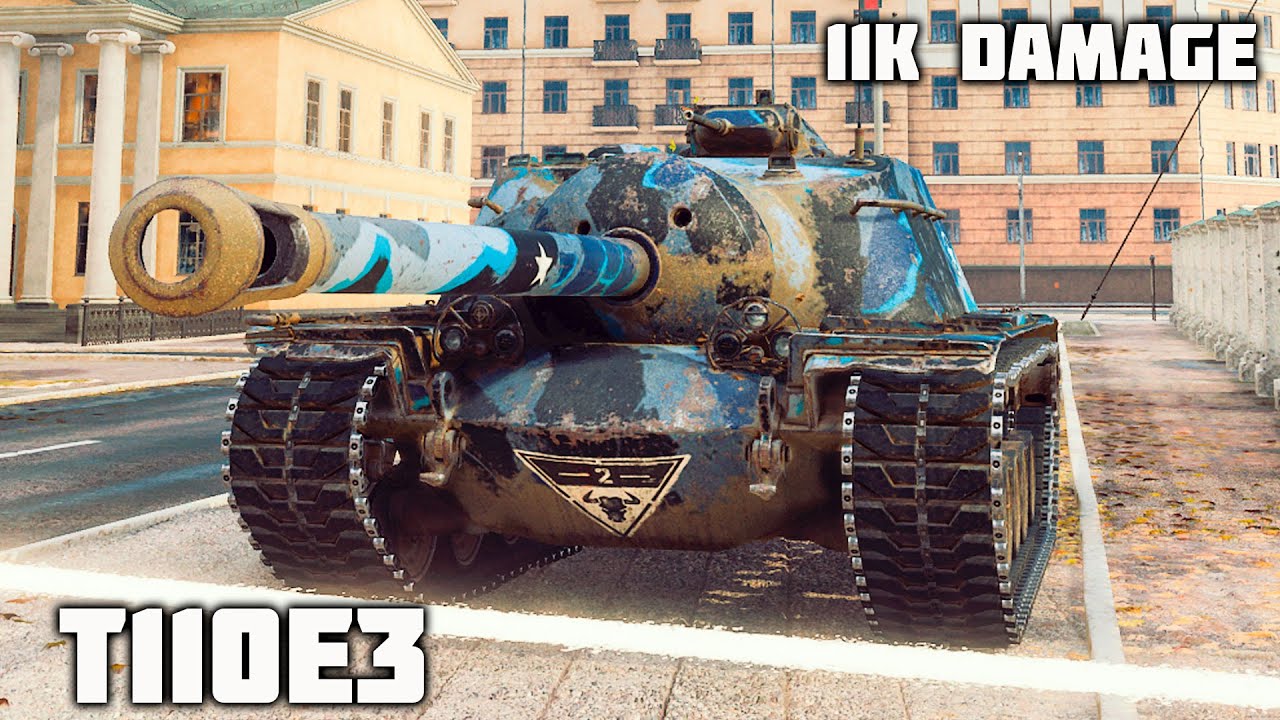 T110e3 Wot 5kills 11k Damage Youtube