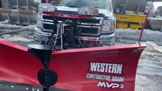 Bad ASS 2011 Silverado 2500 HD Duramax with Western MVP3 Snow Plow