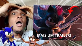 ESSE FILME ESTÁ ME DEIXANDO LOUCO!!! REAGI AO TRAILER FINAL DE SONIC 3 O FILME! | Mr. Crash