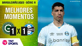 SUÁREZ NÃO CONSEGUE EVITAR EMPATE COM GOIÁS NA SERRINHA! | Goiás 1x1 Grêmio | Brasileirão 2023