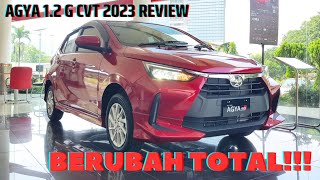 BERUBAH TOTAL!!! AGYA 1.2 G CVT 2023!! 082122204899 #toyota #toyotaagya #agya