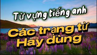 Các trạng từ thông dụng trong tiếng anh